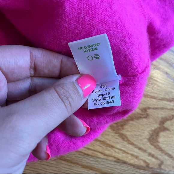 Lilly Pulitzer Bridgette pink cashmere sweater size small - Picture 6 of 6